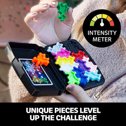 Educational Insights Kanoodle Cosmic - 3D Brain Teaser Puzzle, Mind Challenge Toys for Single Player, Handheld Travel Games, Extra Challenging Logic Puzzles and Gifts for Kids, Teens & Adults Ages 7+