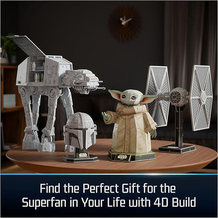 4D Build, Star Wars Imperial at-at 3D Model Kit, Star Wars Collectibles & Desk Decor, Adult Puzzle, Building Toys, 3D Puzzles for Adults & Teens, 238 Pieces, for Ages 12 & Up