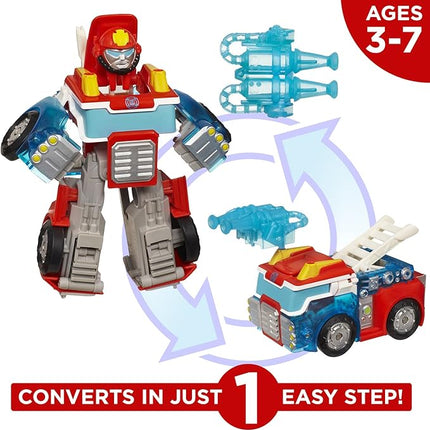 Transformers Playskool Heroes Rescue Bots Energize Heatwave The Fire Bot Converting Toy Robot Action Figure, Toys For Kids Ages 3 And Up (Amazon Exclusive)