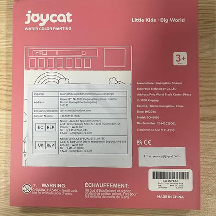 JoyCat Paint with Water Coloring Books for Toddlers, Watercolor Painting Sets for Kids Ages 3-5 4-8, Arts and Crafts Drawing Activities Toy Birthday Gift for Boys Girls (Magical Pony)