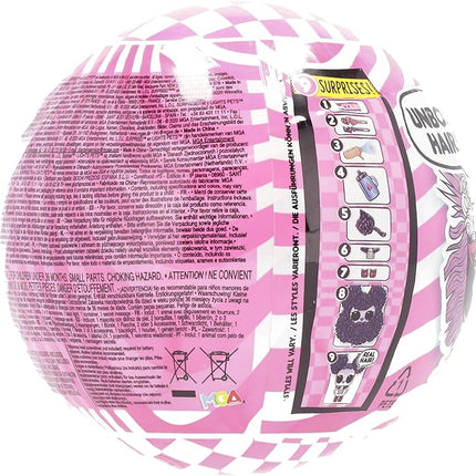 L.O.L. Surprise! Lights Pets with Real Hair & 9 Surprises including Black Light Surprises