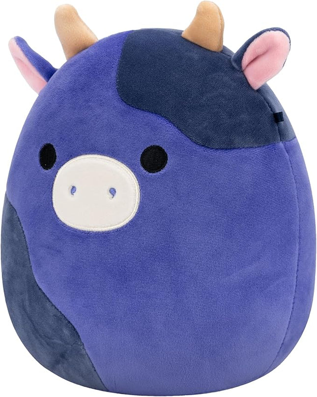 Squishmallows Original 8-Inch Ingred Purple and Black Spotted Cow - Official Jazwares Plush (Little)