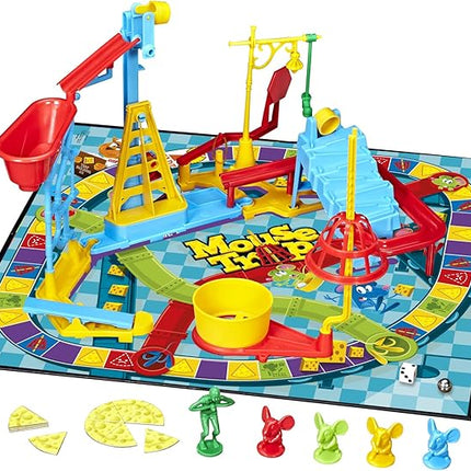 Hasbro Gaming Mouse Trap Kids Board Game, Family Board Games for Kids, Easier Set-Up Than Previous Versions, Kids Games for 2-4 Players, Kids Gifts, Ages 6 and Up