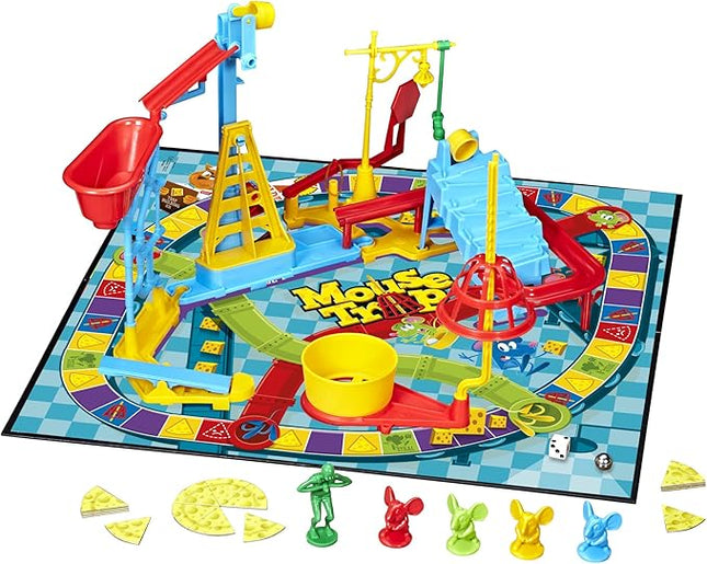 Hasbro Gaming Mouse Trap Kids Board Game, Family Board Games for Kids, Easier Set-Up Than Previous Versions, Kids Games for 2-4 Players, Kids Gifts, Ages 6 and Up
