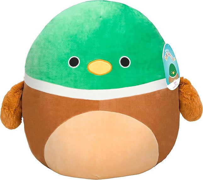 Squishmallows Original 16-Inch Large Avery The Mallard - Official Jazwares Pillow Plush - Collectible Soft & Squishy Duck Stuffed Animal Toy - Add to Your Squad - Gift for Kids, Girls & Boys