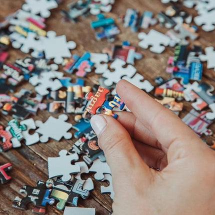Blockbuster Era 1000-Piece Jigsaw Puzzle, Brain Teaser for Kids and Adults | 28 x 20 Inches