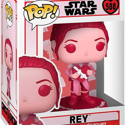 Funko Pop Star Wars: Valentines - Rey - Collectable Vinyl Figure - Gift Idea - Official Merchandise - Toys for Kids & Adults - Sci-Fi Fans - Model Figure for Collectors and Display