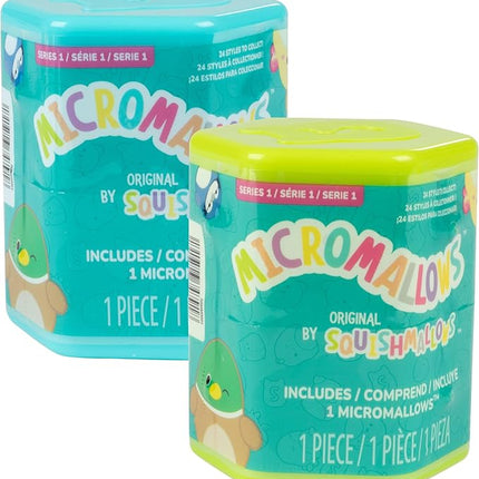 Squishmallows Micromallows Series 1 Mini Mystery Plush (2 Pack) Official Jazwares Plush - Collectible Soft & Squishy Blind Capsules - Styles May Vary - Gift for Boys, Girls Kids