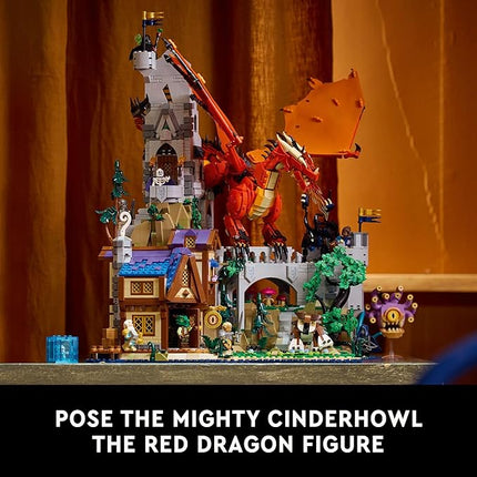 LEGO Ideas Dungeons & Dragons: Red Dragon’s Tale Building Set for Adults, Dungeons and Dragons Gift Idea, Fantasy Model for Build and Display, Created in Collaboration with Wizards of the Coast, 21348
