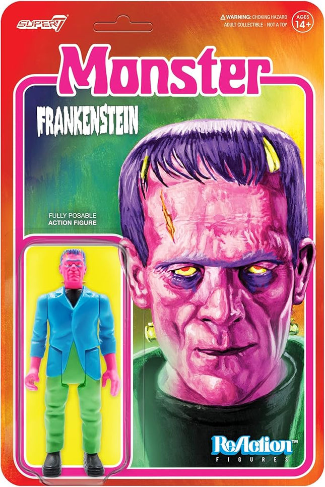 Super7 Universal Monsters Frankenstein (Costume Colors) - 3.75 in Scale Reaction Figure