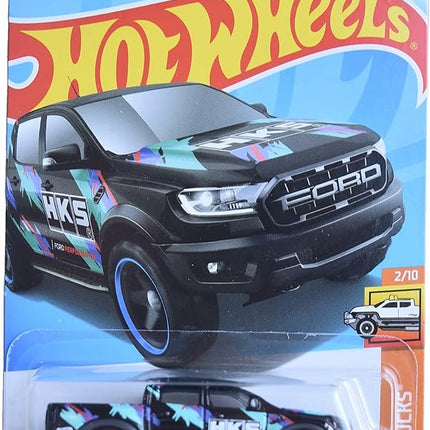 Mattel Hot Wheels '19 Ford Ranger Raptor, HW Hot Trucks 2/10 [Black] 43/250