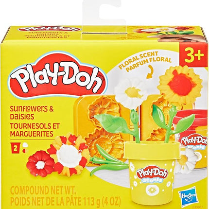 Play-Doh Sunflowers & Daisies Flower Toy, Kids Arts & Crafts Kit, Gifts for Girls & Boys 3+