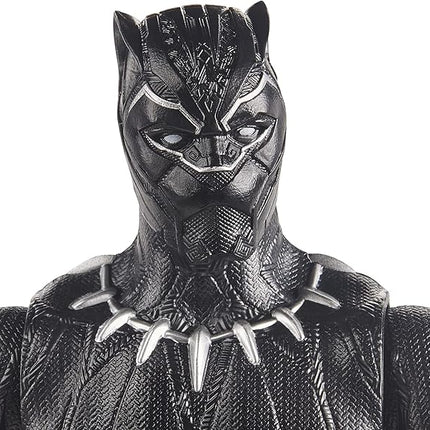 Avengers Marvel Titan Hero Series Black Panther Action Figure, 12-Inch Toy, Inspired by Marvel Universe, for Kids Ages 4 and Up