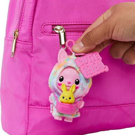 Barbie Cutie Reveal Animal Color Dream-Themed Pet & Accessories with 5 Surprises Including Mini Pet, Color Change & Clip