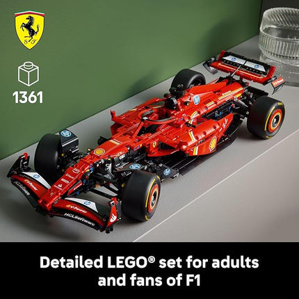 LEGO Technic Ferrari SF-24 F1 Model Car Kit - Building Set for Adults, Ages 18+ with Realistic Features - Gift for Birthdays - Gift for Christmas - 42207