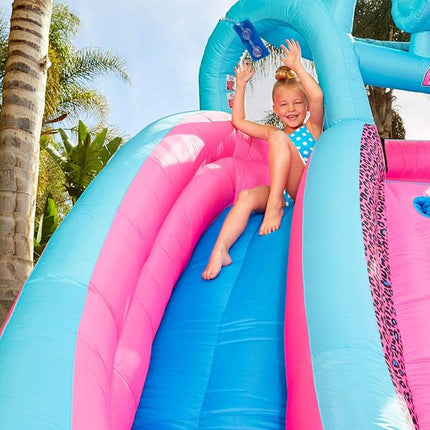 L.O.L. Surprise Inflatable River Race Water Slide with Blower