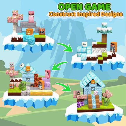 100PCS Magnetic Blocks - Magnet Toys for Kids, Boys and Girls, Magnetic Building Blocks Cubes, Stacking Magnets for Kids, Birthday Gifts for Boys and Girls Age 3+ Years Old