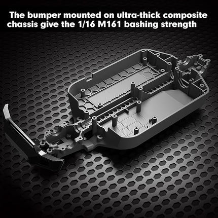 MEW4 1/16 Brushless RC Car, 4X4 RC Offroad Trucks, Portable RC Cars Fast 42 Km/h for Adults, High Speed RC Car, Electric Stadium RC Truck for Adult, Red Black