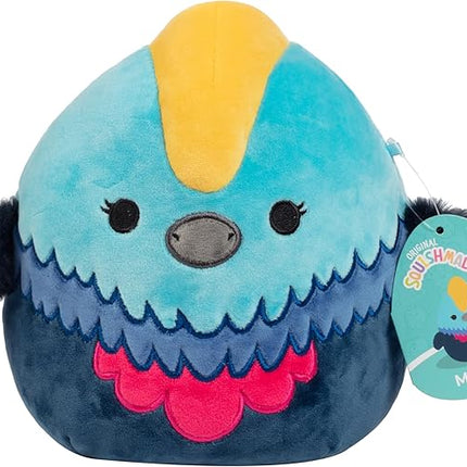 Squishmallows Original 8-Inch Melrose The Cassowary - Official Jazwares Plush - Collectible Soft Squishy Bird Stuffed Animal Toy - Add to Your Squad - Gift for Kids, Girls & Boys