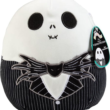 Squishmallows Original 8-Inch Jack Skellington - Nightmare Before Christmas - Official Jazwares Plush - Collectible Soft & Squishy Stuffed Animal Toy - Gift for Kids, Girls & Boys
