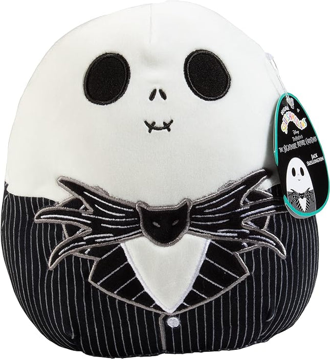 Squishmallows Original 8-Inch Jack Skellington - Nightmare Before Christmas - Official Jazwares Plush - Collectible Soft & Squishy Stuffed Animal Toy - Gift for Kids, Girls & Boys