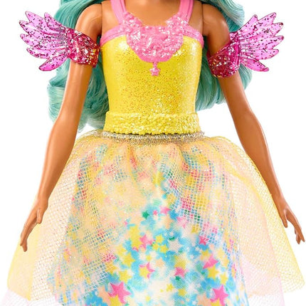Barbie A Touch of Magic Fashion Doll, Teresa with Fantasy Outfit & Colorful Hair with Comb & Pet Accessories
