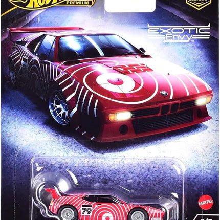 Hot Wheels Car Culture 2024 Exotic Envy Complete 5‑Pack | ‘71 Porsche 911, Lamborghini Reventón, BMW M1 Procar, Aston Martin V12 Speedster & McLaren F1 | (FPY86-959G) Die-Cast Vehicles – Ages 3+