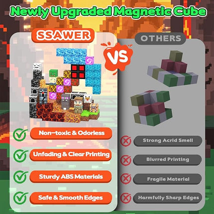 150 PCS Magnetic Building Blocks Toys for Kids, Stacking Magnetic Tiles Toys for Kids Toddlers Boys Girls Ages 3 4 5 6 7 8-12 Gifts