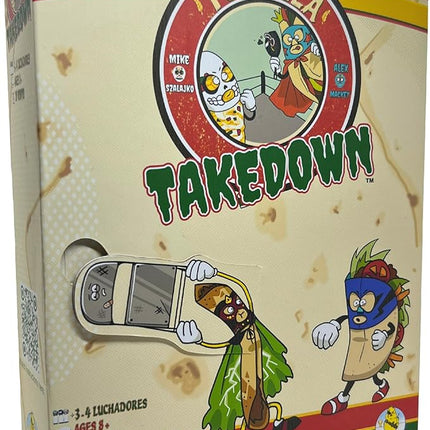 Tortilla Takedown – Luchador Card Game | Funny Family Game Night for Kids, Teens & Adults | Wrestling-Themed Party Game for 3–4 Players | Travel-Sized Take That Game | Age 8+