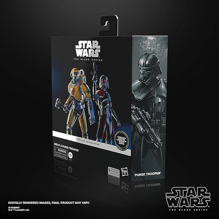 STAR WARS The Black Series NED-B & Purge Trooper, OBI-Wan Kenobi 6-Inch Collectible Action Figures Carbonized 2-Pack, Ages 4 and Up (Amazon Exclusive)