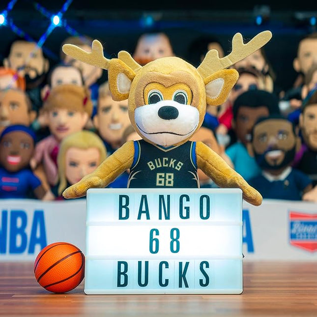 Bleacher Creatures Milwaukee Bucks Bango 10" NBA Mascot Plush Figure - A Mascot for Play Or Display