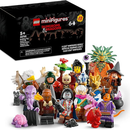 LEGO Minifigures Dungeons & Dragons 6 Pack - Toy for Boys & Girls Ages 5+ - Collectible Figures for Kids & Adult Fans - Dungeons & Dragons Gift - 66765