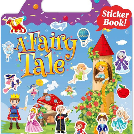Benresive Reusable Sticker Book for Toddlers 2-4 Years, Fun Travel Stickers for Kids, Waterproof Sticker Books for Toddlers 1-3, Crafts Activities for Todddlers 1-3 2-4 3-5 - Fairy