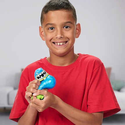 Heroes of Goo Jit Zu Hero Creator Thrash with 3 Unique goo fillings, Mix, Fill & Create Your own Stretchy Action Figure, Play Again and Again