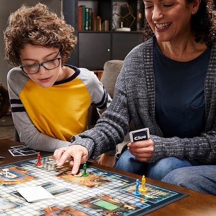 Clue Board Game for Ages 8 and Up, Reimagined Clue Game for 2-6 Players, Mystery, Detective, Family Games for Kids and Adults