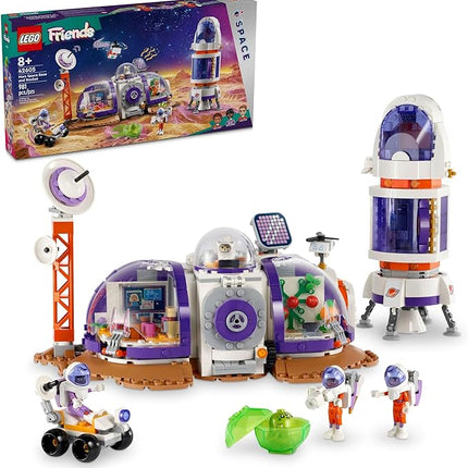 LEGO Friends Mars Space Base and Rocket Set, Science Toy for Pretend Play with 3 Mini-Dolls and Spaceship Toy, Gift for Girls, Boys and Kids Ages 8 and Up who Love Tech and Outer Space Toys, 42605