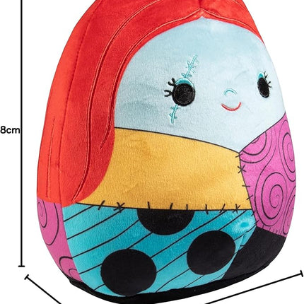 Squishmallows Original 8-Inch Sally - Nightmare Before Christmas - Official Jazwares Halloween Plush - Collectible Soft & Squishy Stuffed Animal Toy - Gift for Kids, Girls & Boys