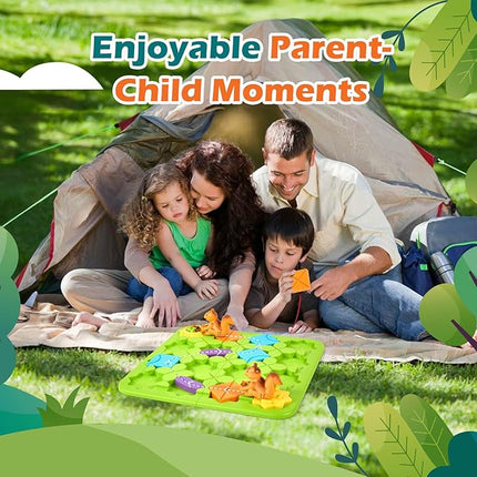 Airkid STEM Board Games Kids Brain Teasers Toys, Road Builder Logic Puzzle Games, Montessori Educational Learning Toys Birthday Gifts for Age 4-8 Year Old