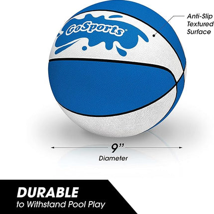 GoSports Water Basketballs 2 Pack - Choose Between Size 3 and Size 6, Great for Swimming Pool Basketball Hoops