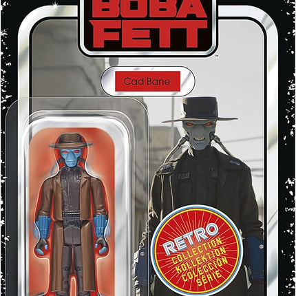 STAR WARS Retro Collection Cad Bane, The Book of Boba Fett 3.75 Inch Collectible Action Figures, Ages 4 and Up