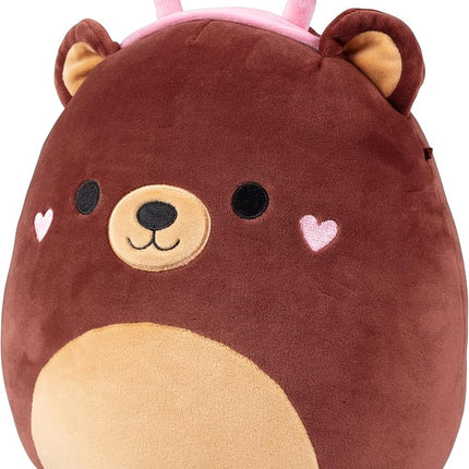 Squishmallows 10" Omar The Bear Plush - Official Jazwares - Soft, Huggable, Collectible Stuffed Animal for Boys, Girls, Kids & Adults - Cute Teddy Bear Toy for Sleep, Cuddles, Gifts & Collecting