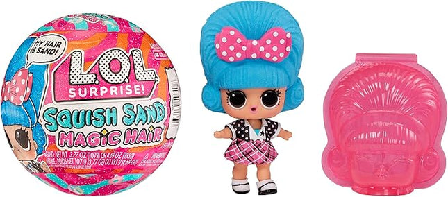 L.O.L. Surprise! Squish Sand Magic Hair Tots- with Collectible Doll, Squish Sand Dolls, Surprises, Limited Edition Doll- Great Gift for Girls Age 3+