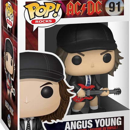 Funko Pop Rocks: AC/DC - Agnus Angus Young - 1/6 Odds for Rare Chase Variant - (Styles May Vary) - Collectable Vinyl Figure - Gift Idea - Official Merchandise - Toys for Kids & Adults - Music Fans