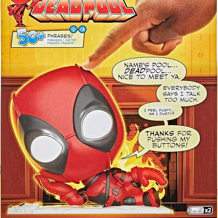 Marvel Motormouth Deadpool, 5-Inch (15cm) Electronic Talking Toy with Lights, Sound Effects, & 50+ Phrases, Super Hero Toys for Kids Ages 14+