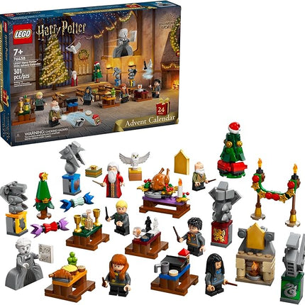 LEGO Harry Potter Advent Calendar 2024 for Kids - Christmas Advent Calendar W/ 16 Mini Builds & 7 Minifigures, Ages 7+ - Harry Potter Toys Gift Idea for Boys & Girls, Ages 7+ - 76438