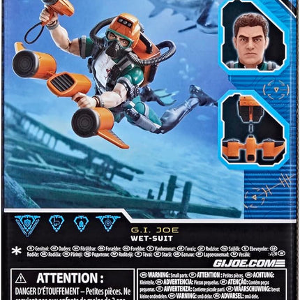G.I. Joe Classified Series #179, Wet-Suit, Collectible 6-Inch Action Figure with 8 Accessories