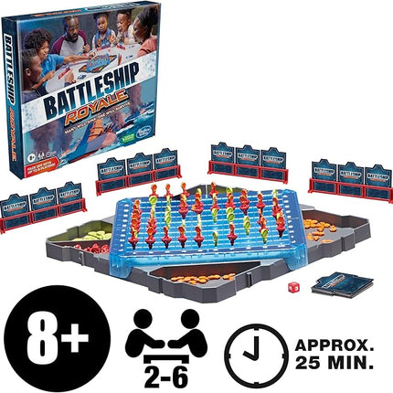 Battleship Royale Party Game for 2 to 6 Players, Battleship Board Game for Groups, Family Games for Ages 8 and Up, (Amazon Exclusive)