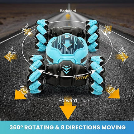 Remote Control Car Boys Gifts: Gesture Sensing RC Stunt Cars Kids Toys for Age 6 7 8 9 10 11 12 Year Old - Best Birthday Gifts