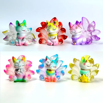 Nine-Tailed Fox Mystery Box Figures Blind Boxes Toy Collection Desk Accessories Home & Office Decoration