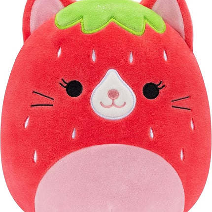 Squishmallows Original 8-Inch Olma Strawberry Cat - Official Jazwares Plush